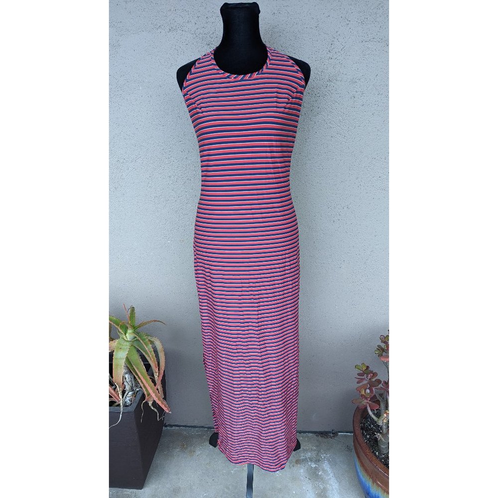 💜Red, White & Navy Tank Dress